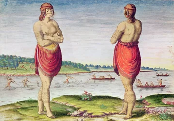 Admiranta Narratio..., Edle Frau von Secota, Virginia (Seite 51), 1585-1588